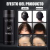 Polvo De Fibra Capilar Negro Cubre Raíz De Cabello Calvicie
