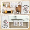Ayyiate 2 Pcs Bunny Butt Kitchen Towels Absorbent Funny Bunny