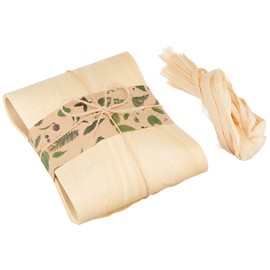 Yamako 88546 Naturalis Bento Wrap, Sutra Wood, Onigiri, Natural Wood, Made in Japan, 10 Sheets, 4.7 x 16.5 inches (12 x 42 cm)