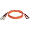 Tripp Lite Duplex Multimode 62.5/125 Fiber Patch Cable (SC/ST), 1M