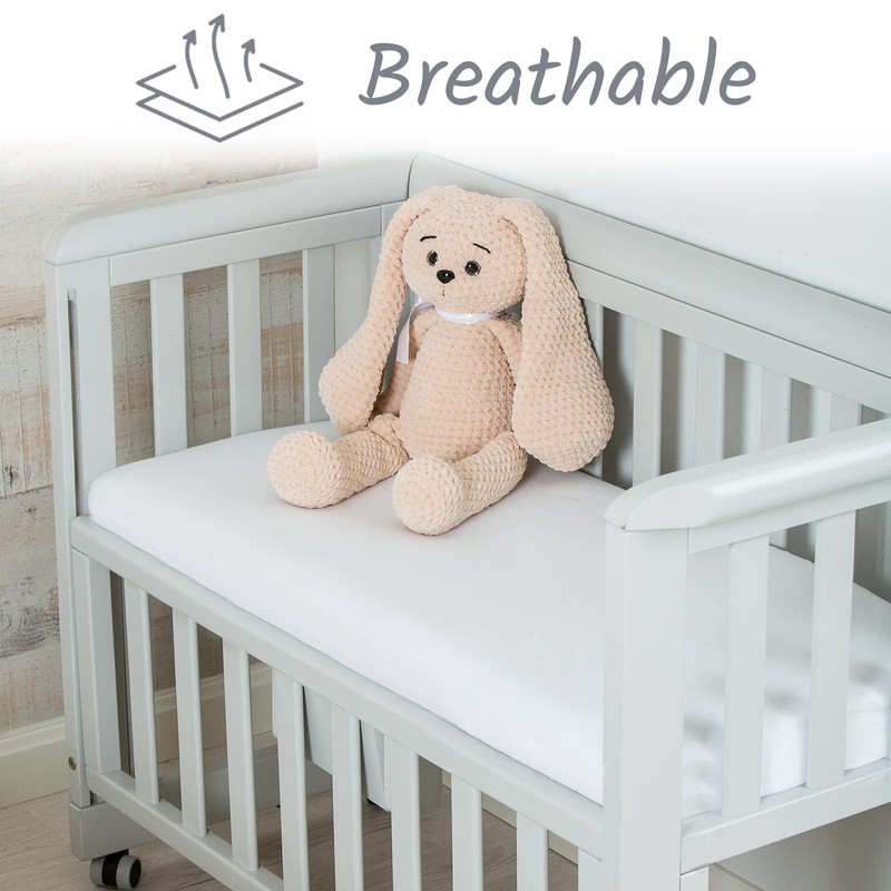 Crib Fitted Sheets 51x85 cm White Chicco nexttome Crib Sheets