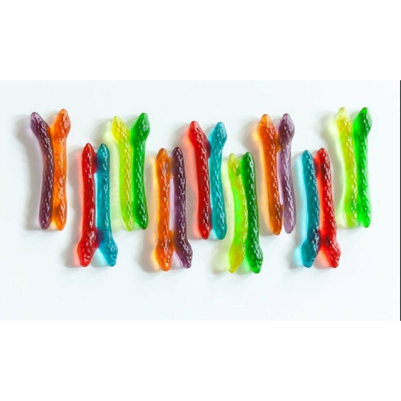 HARIBO Gummi Candy, Twin Snakes Sweet & Sour Gummy Candy,