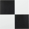 Achim Home Furnishings Black and White Vinyl Peel and Stick