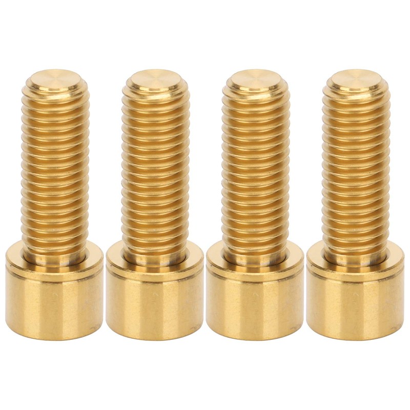 Alomejor 4-Piece Bicycle Handlebar Shaft Bolts, Hex Socket Screws Made
