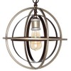 Home Decorators Collection 27030 1-Light Bronze & Champagne Pewter Mini