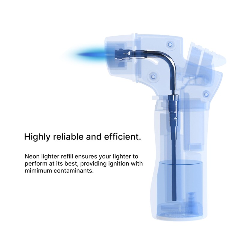 Neon Lighter Butane Fuel Refill for Refillable Butane Fuel Lighters,