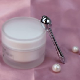 Mikinona Portable Eye Massaging Rod Eye Cream Stick for Beauty Comfortable Handle Ball Shape for Skin Care