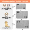 Pet Feeding Mat-Absorbent Pet Placemat for Food and Water Bowl,