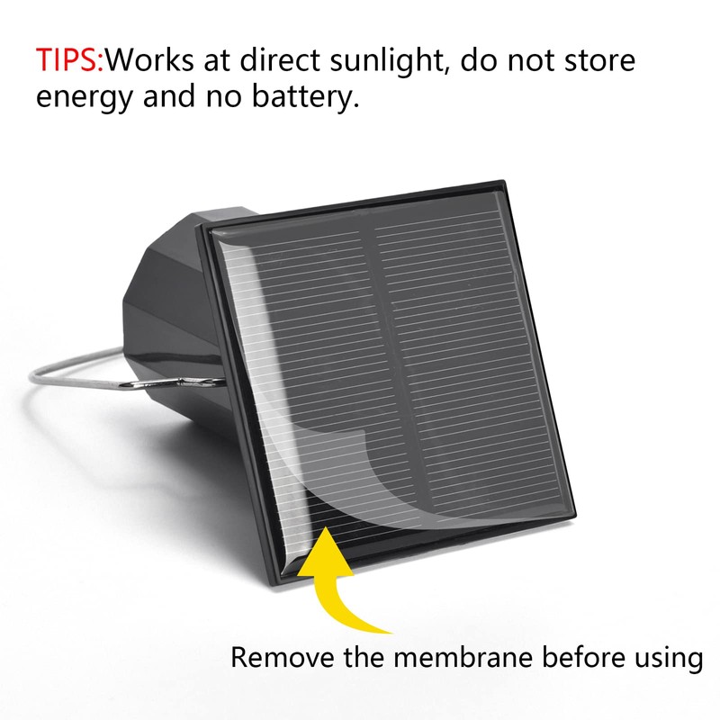 Wind Spinner Motor Solar Powered Mobile Rotating Hanging Ornament Outdoor