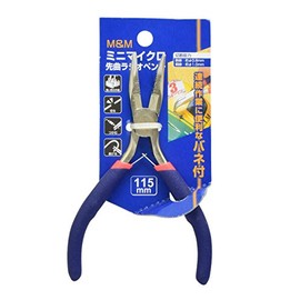 高儀 M & M Mini Micro Tip for Round Needle Nose Pliers 115 mm