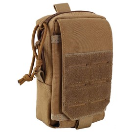 Tactical Waist Bag, Small Molle EDC Bag, Multifunctional Compact Belt Bag, Gadget Organiser for Camping, Hiking, Cycling, Climbing and Travel