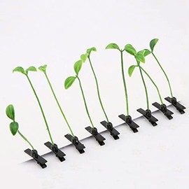 Dreamxue Funny Grass Hair Clips, 4 Pcs Bean Sprout Hairpins, Green Leaf Plant Antenna Hair Pins Hair Accessories for Women Girls Kids
