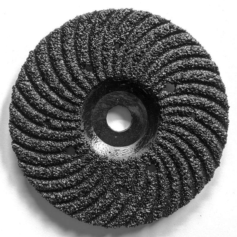 5pcs ZEC SIC Turbo Grinding DISC W/Plastic Back for Concrete/Masonry