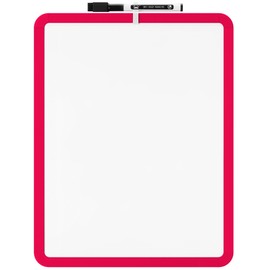 Mr. Pen- Dry Erase Board, 14' x 11', Black Dry Erase Marker, Red Frame, Mini White Board for Kids & Students