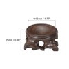 sourcing map Wooden Ball Stand Display Base 45 mm for