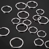 [AMUU] Flat Key Ring, Keychain, Ring, Set of 60, 28mm,