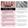 SXC Uñas Postizas Con Punta Francesa Cosmetics X-Pro Tips –