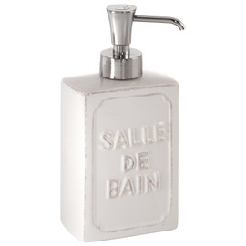Gedy Vivienne Soap Dispenser, Ceramic, White, One Size