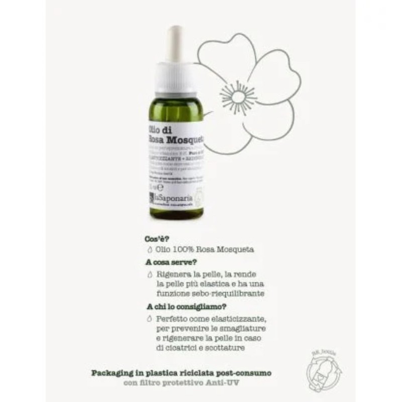 La Saponaria | Rose Hip Oil Elastic Regenerating Cold Pressed