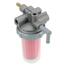 AM875142 Fuel Filter Fits for John Deere 856 855 756 755 655 332 330 F915 2653A 2243 3375 Garden Tractor and for 375 Skid Steer with Fuel Line
