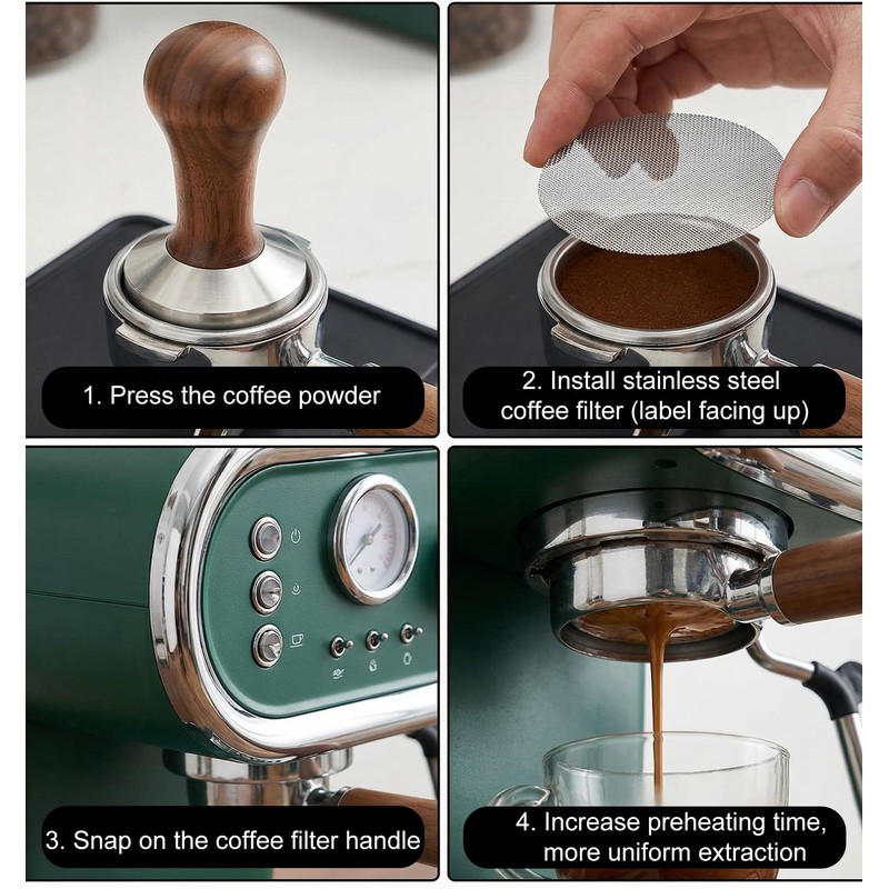 54mm Puck Screen, Stainless Steel Espresso Puck Screen 54mm (53.5mm