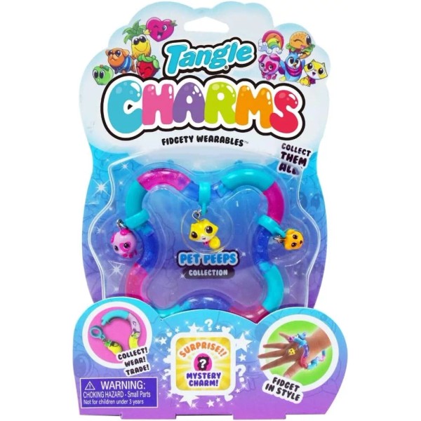 Tangle Charms Fidgety Wearables pet peeps Bracelet Style pet