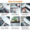 Rear Spoiler Wing Fit for 2011-2018 VW Jetta,3pcs Abs Truck