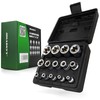 HASKYY Torx Socket Set 14-Piece E-Profile External Torx Socket Spanner