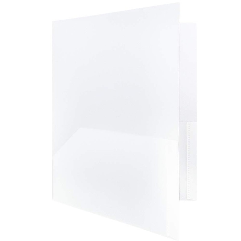 JAM – ® Plástico biodegradable 2-Pocket Carpetas de papel Eco