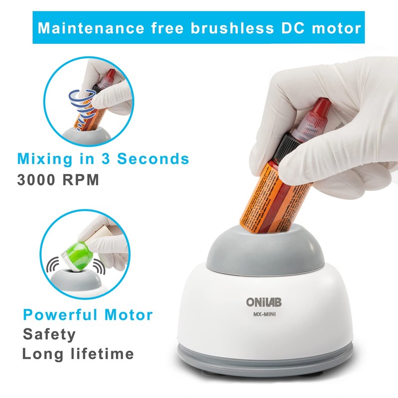 ONiLAB Mini Vortex Mixer with Touch Function, Lab Mixing, Nail