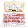 VIGRUE Set of 420 Copper Sealing Rings Assortment, Washers Copper