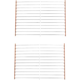 Zieichy 2PCS 16-3/4" x 12"Auto Seat Springs, Driver & Passenger Seat Spring Grid Fits for Chevy Camaro Firebird 1971-1981