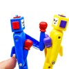 Maydahui 4-Piece Stylish Boxing Robot Ballpoint Pen, 0.04 inch (1.0