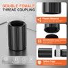 20 PCS 1/2" Double Female Thread Coupling Sprinkler Pipe Fitting