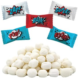 Fruidles Superhero Buttermints Candies, After Dinner Mints, Fat-Free, Kosher Certified, Individually Wrapped (55 Pieces)
