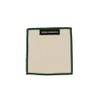Dean and Deluca Heavy Overlock Coaster Natural x Green Approx.