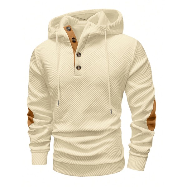 Vssjavun Mens Hooded Sweatshirt Fashion 2025 Long Sleeve Pullover Hoodies