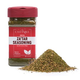 Eastanbul Zaatar Seasoning, 6.35oz,%100 Natural Real Zaatar, Fresh Farm Zaatar Spice from Middle Eastern Spices, Zaatar for Mediterranean Seasoning Blends, AKA Zahter, Zatar, Za atar, Za' atar Spice