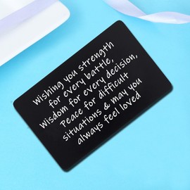Nimteve Religious Gifts for Men Women Christian Cards Engraved Wallet Insert Card for Women Men Graduation Christmas Birthday Present Inspirational Present Baptism Gifts for Him and Her