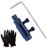 3pcs Broken Pipe Extractor Tool Kit, Broken Faucet Thread Removal