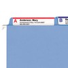 Smead FasTab Hanging File Folder, 1/3-Cut Built-in Tab, Letter Size,