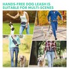 Joggingleine Hunde, Freihändig Laufleine für Hunde, Bauchgurt Hundeleine zum Joggen