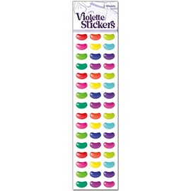Violette Stickers Holographic Jellybean Stickers