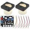 TS-DB45-Q 2Pcs Power Amplifier DB Meter Backlight Audio Level Tester
