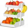 Gmtsl Bamboo Fruit Basket – 3 Tier Fruit Bowl For