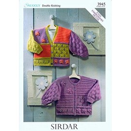 Sirdar Snuggly DK Baby Knitting Pattern 3945