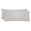 Biberna 0077144 Pillowcase Fine Jersey, Combed Cotton, Super Soft, 2