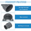 sourcing map 3 Pcs UPVC Reducer Pipe Fitting, 50x40mm PVC