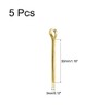 sourcing map Split Cotter Pin - 3mm x 30mm (1/8