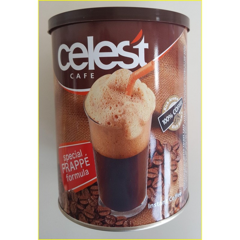 Instant Coffee Hot / Cold Cyprus Greek Frappe CELEST with